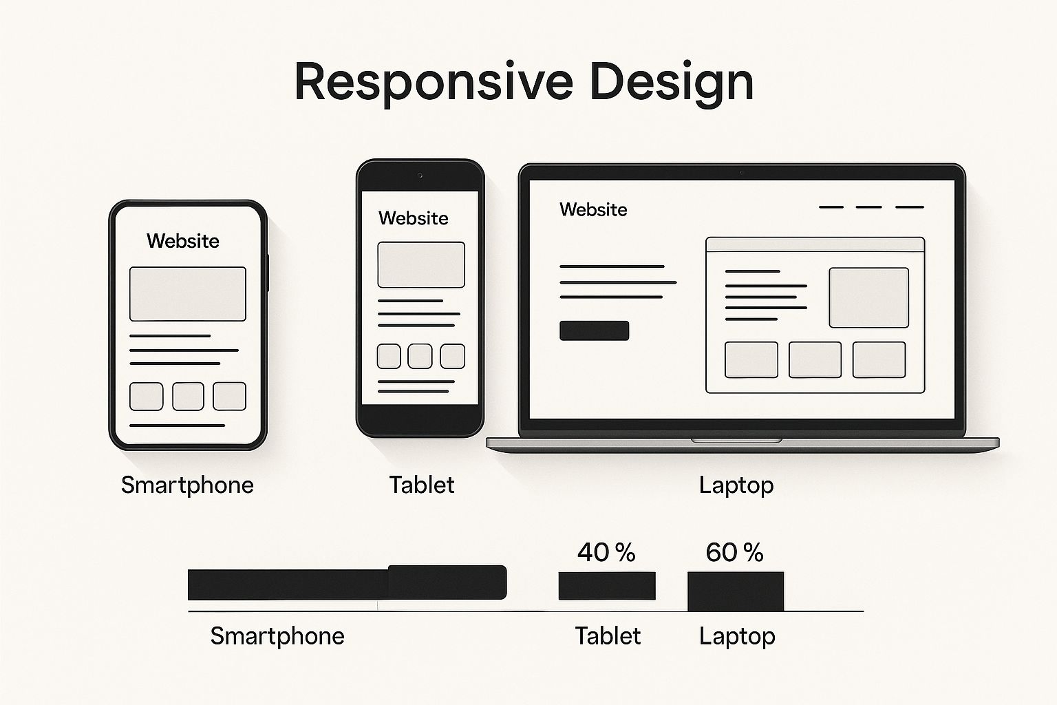 Infographic about optimize website for mobile